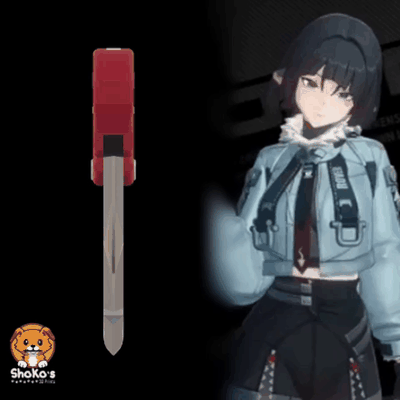 jane gama cuchillo zzz sentido zona cero mihoyo cosplay videojuego accesorio 3d print model - Mito3D