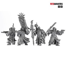 janissaries - command squad imperial force maccabian janissary warhammer 40000 40k grimdark empire witcher infantry apocalyptic religious fantasy skifi tabletop board games miniature army guard figurines astra militarum military battle futuristic weapon fiction redmakers 3d print model - Mito3D