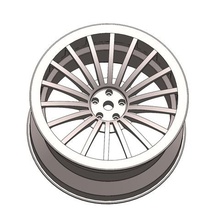 jante sport manganelli gioco auto modello rc cerchi la ruota ruote pneumatico 3d print model - Mito3D