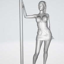 jany sexy woman 3d print model - Mito3D