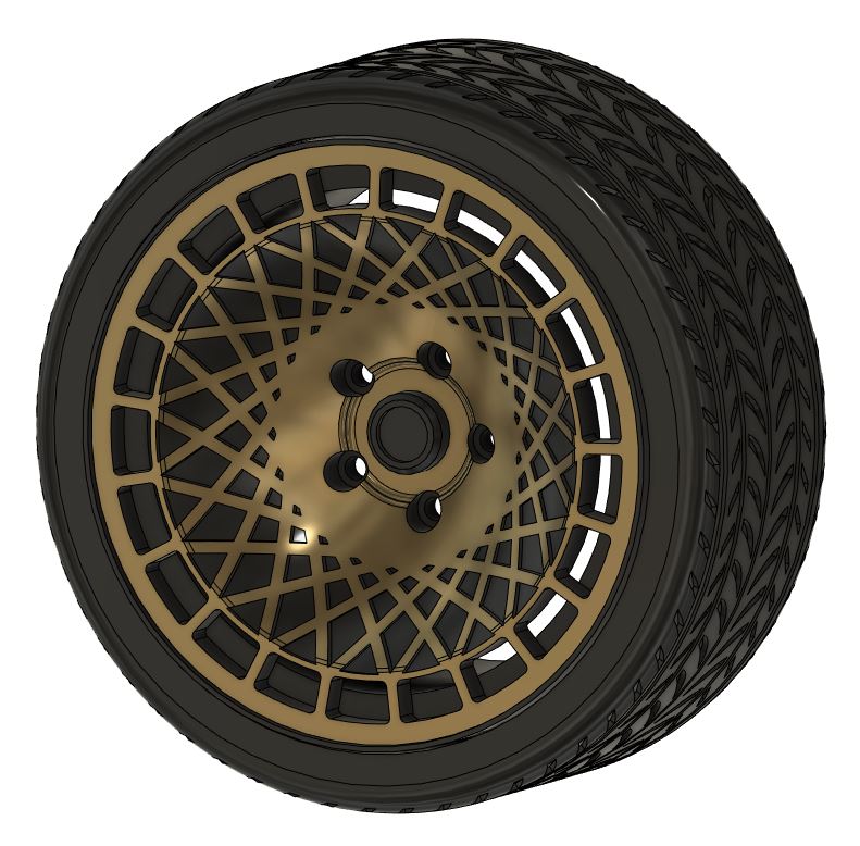japan racing jr14 tire 1 16 Art jdm wheel rim miniz mini-z diecast rc slot car art custom hotwheels 3D print model - Mito3D