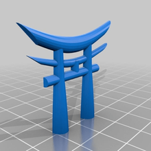 japan shinto gate art sculptures 3d print model - Mito3D
