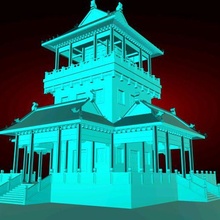 japanese style Haus 3d print model - Mito3D