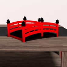 puente japonés de la arquitectura rojo el budismo buda sintoísmo cultura japonesa construcción 3d print model - Mito3D