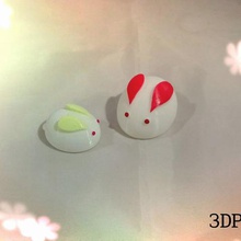 japonés postre de conejo varios 3d print model - Mito3D