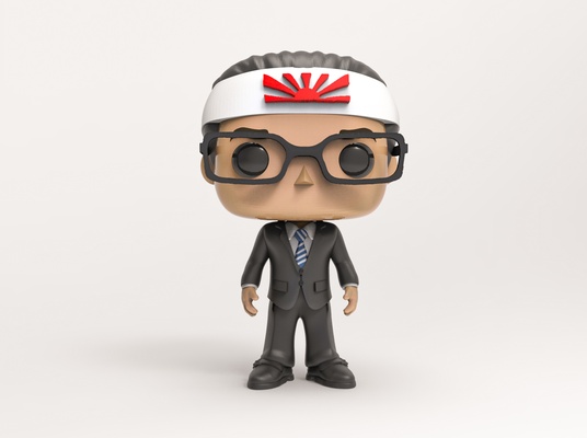 japonés funko disfraz juego japón traje funkopersonalizado oficina 3d print model - Mito3D