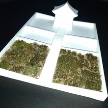 Japon Bahçesi ev vazo suculent moss doğa bitki poly düşük dekorasyon dekorasyonu 3d print model - Mito3D