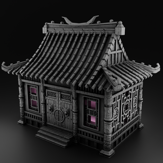 japanese house house  3d print model - Mito3D