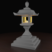 japanisch Laterne Japan Lampe Zen Garten 3d print model - Mito3D