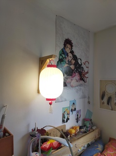 japanese lantern lampsxcults light japan sconce wall mural 3d print model - Mito3D