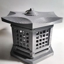 japanische Laterne Replik home Japanisch Licht Dekor 3d print model - Mito3D