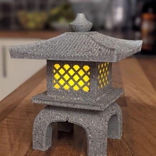 japanese lantern tealight socket + lightbox 3d print model - Mito3D