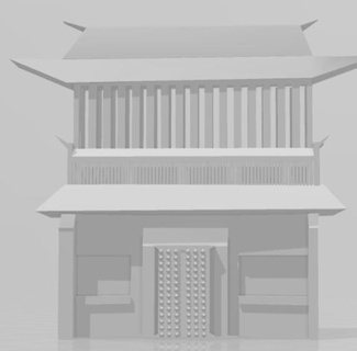 japanese temple  3d print model - Mito3D