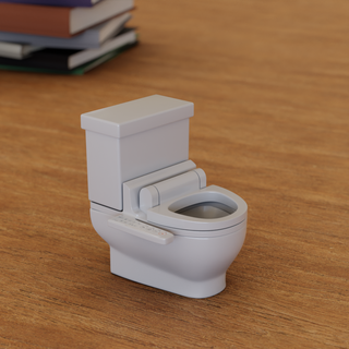 japanese toilet diorama japanese toilet bathroom diorama japan art toy architecture traditional ramen ghibli spirited away tokyo gift miniature scale supports  3d print model - Mito3D