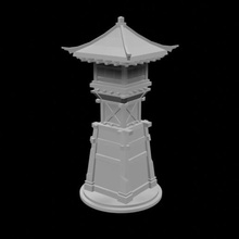 japanese tower architecture japan medieval watchtower 3d print model - Mito3D
