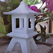 japanese zen garden lantern h130mm l70mm home decoration pla 3d 3d print model - Mito3D