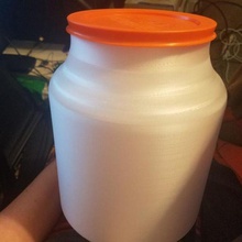 jar-170mm-Polierer home Container tupperware Polierer jar ikea 3d print model - Mito3D