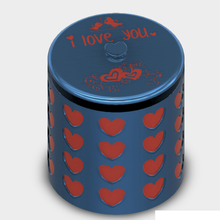 jar hearts  bottle container gift hearts jar lid love storage valentines household