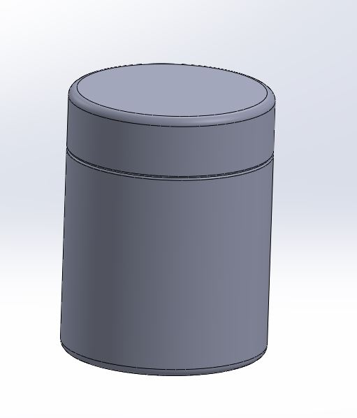 jar lid lubricant pot fluid 3D print model - Mito3D