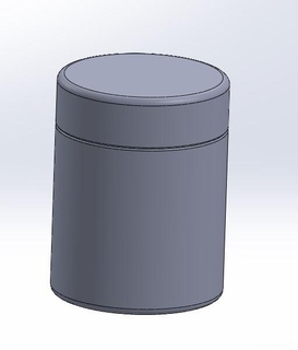 jar lid jar lubricant pot fluid  3d print model - Mito3D