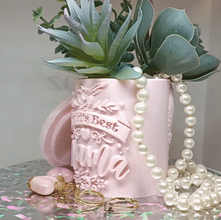 pot couvercle fête mères mère journée plante bijoux cadeau 3d print model - Mito3D