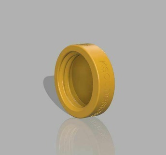 vaso vite superiore coperchio bobina nascondersi filettato corpulento 3d print model - Mito3D