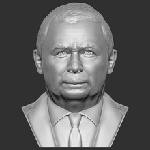 jaroslaw kaczynski büst 3d baskı Sanat ördek yavrusu kayak Jaros aw siyaset politikacı diş Morawiecki papa John Paul koz Putin Lukashenko biden Merkel Polonya Lehçe bakan makron 3d print model - Mito3D