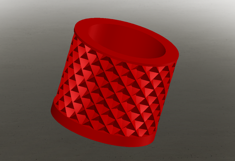 jarr n Helicoidal vari vaso casa divertente maceta flores arte Basso poli 3d print model - Mito3D