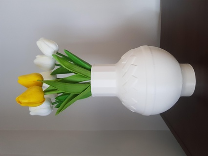 vaso mobília stl enfeite moderno jarro decoração flores 3d print model - Mito3D