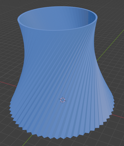 vase tordu gadget 3d print model - Mito3D