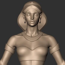 jasmine aladdin la vraie vie de fille action figure art chaud sexe jafar jouet femme 3d print model - Mito3D