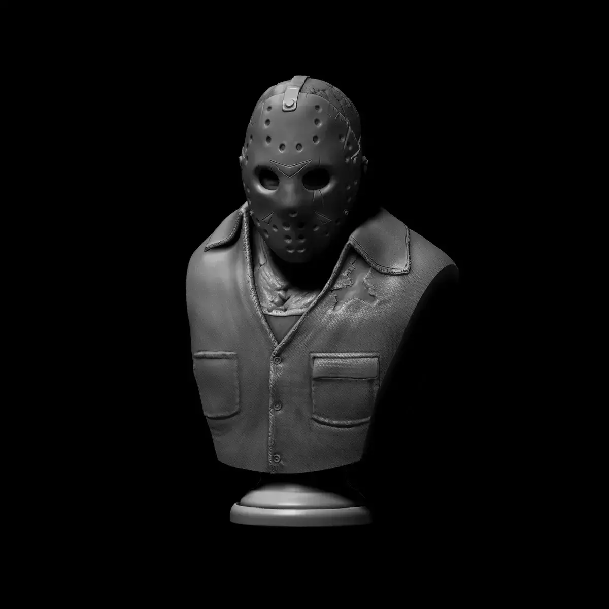 Jason buste horreur 3D print model - Mito3D
