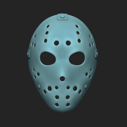 jason mask - friday 13th fashion terror halloween decorative collectible miniature keychain fantasy face acessories 3D print model - Mito3D