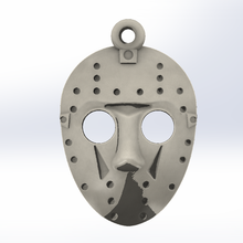 jason máscara colgante pendiente 3d print model - Mito3D