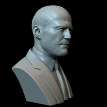 Jason Statham buste transporteur consommables italien emploi portrait sculpture 3dprinting Sidnaique 3d print model - Mito3D