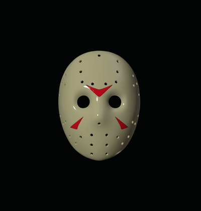 jason voorhees friday 13th mask game halloween holiday cosplay fear terror 3d print model - Mito3D