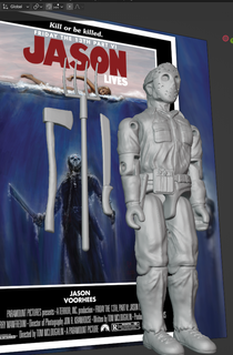 Jason Voorhees gi Joe ring aksiyon şekil Cuma 13th f13 korku film korkutucu Gijoe figürü Arah kobra sağ zartan Hasbro 3d print model - Mito3D