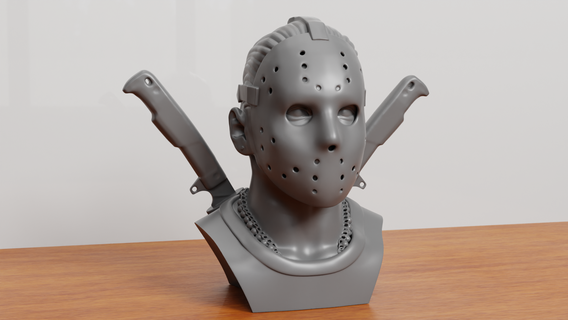 jason viernes 13 voorhees maníaco hacha horror figura asesinato lago personaje digital 3d impresión modelado Freddy pesadilla 3d print model - Mito3D