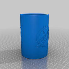 jaster mereel logo koozie containers 3d print model - Mito3D