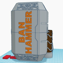jatmn ban hammer captainbawls props 3d print model - Mito3D
