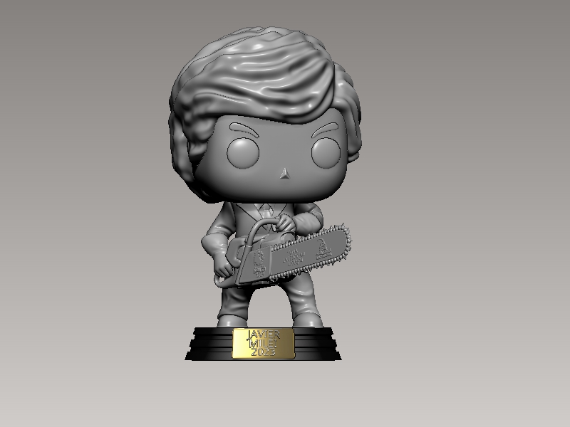 javier Misericórdia funko casa decoração interiores figura pessoa escritório escrivaninha mobília resumo ouro sentado personagem estátua pensador moderno estilo elegância 3D print model - Mito3D