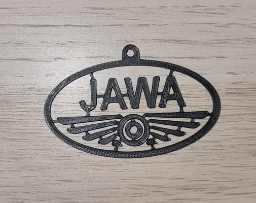 jawa logo etiket sanat 3d print model - Mito3D