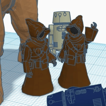 jawa star wars legione scala in miniatura tatooine wargame toy_game_accessories 3d print model - Mito3D