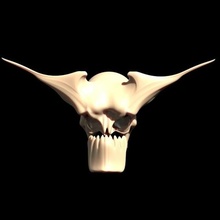 jawbone head design 3d print model - Mito3D