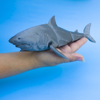 mâchoires génial blanc requin impression in endroit jeu océan 3d print model - Mito3D