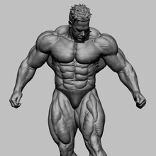 jay cutler bodybuilder 3d print model - Mito3D