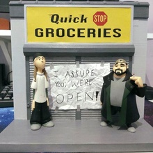 jay silent bob quick groceries art stoner store toy figurine weed 3d print model - Mito3D