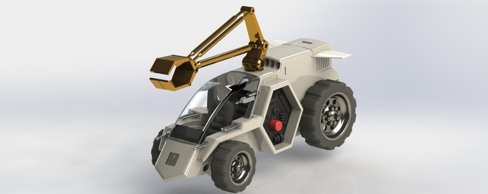 jayce tekerlekli savaşçılar silahlı güç 3d print model - Mito3D