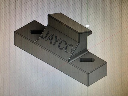 Jayco camper puerta captura 3d print model - Mito3D