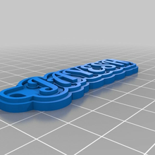 jayesh customized keychains 3d print model - Mito3D